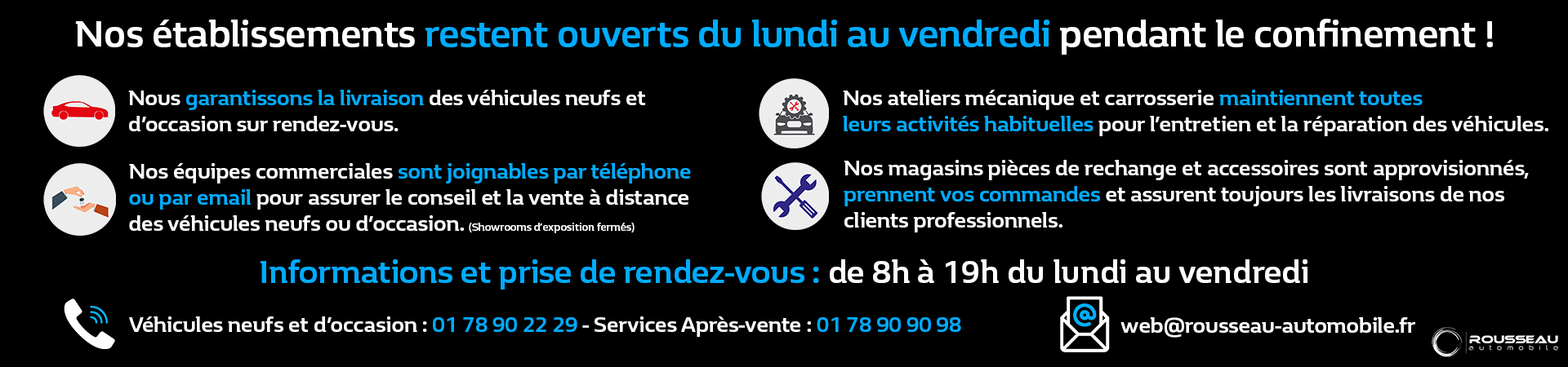 Visuel site Rousseau Automobile mobile