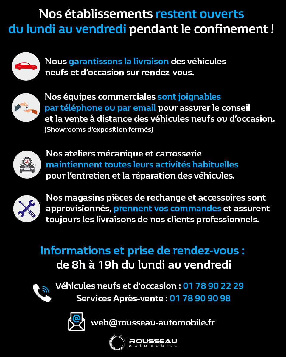 Visuel site Rousseau Automobile mobile